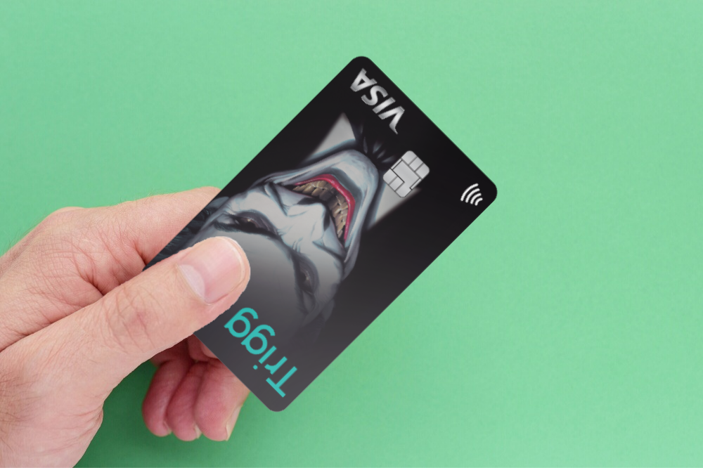 cartão de crédito Trigg Coringa Visa Internacional