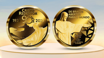 Medalha de 90 anos do Cristo Redentor lançada pela Casa da Moeda