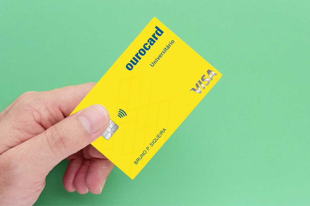 Cartão de crédito Ourocard Universitário BB Visa Internacional