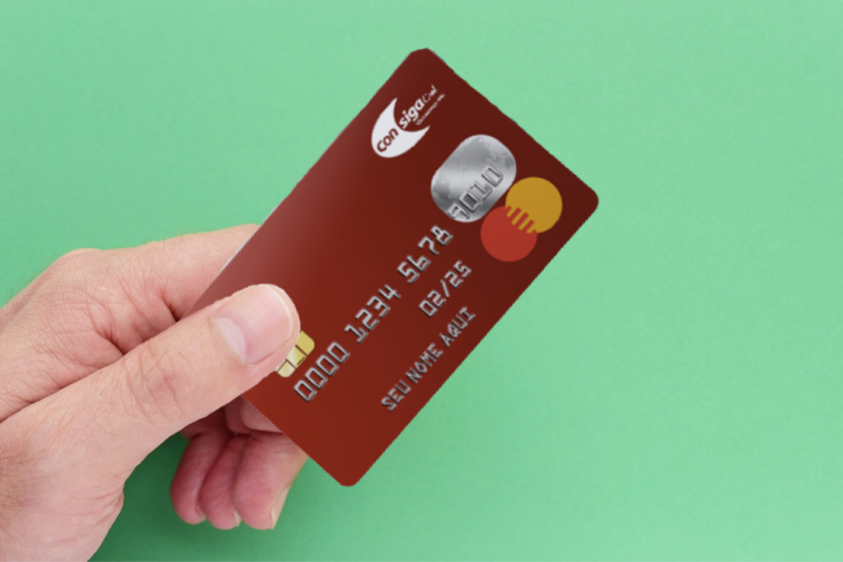 Cartão de crédito pré-pago Consiga Cred Mastercard Internacional