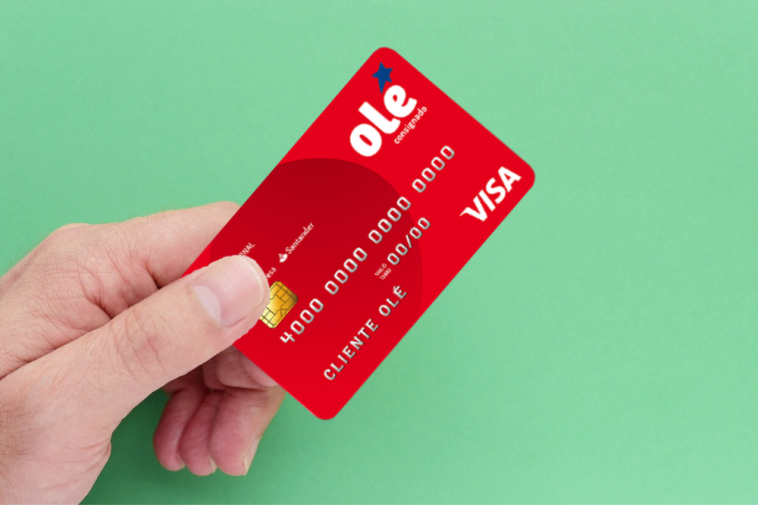 Cartão de crédito consignado Olé Santander Visa Internacional