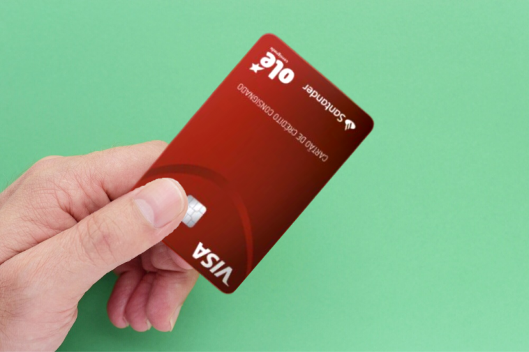 Cartão de crédito Olé Santander Consignado Visa Internacional
