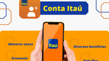 conta digital Itaú com cartão de crédito sem anuidade