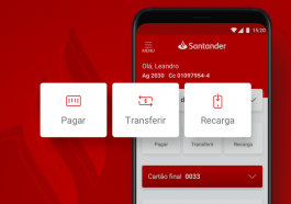 Conta digital Santander