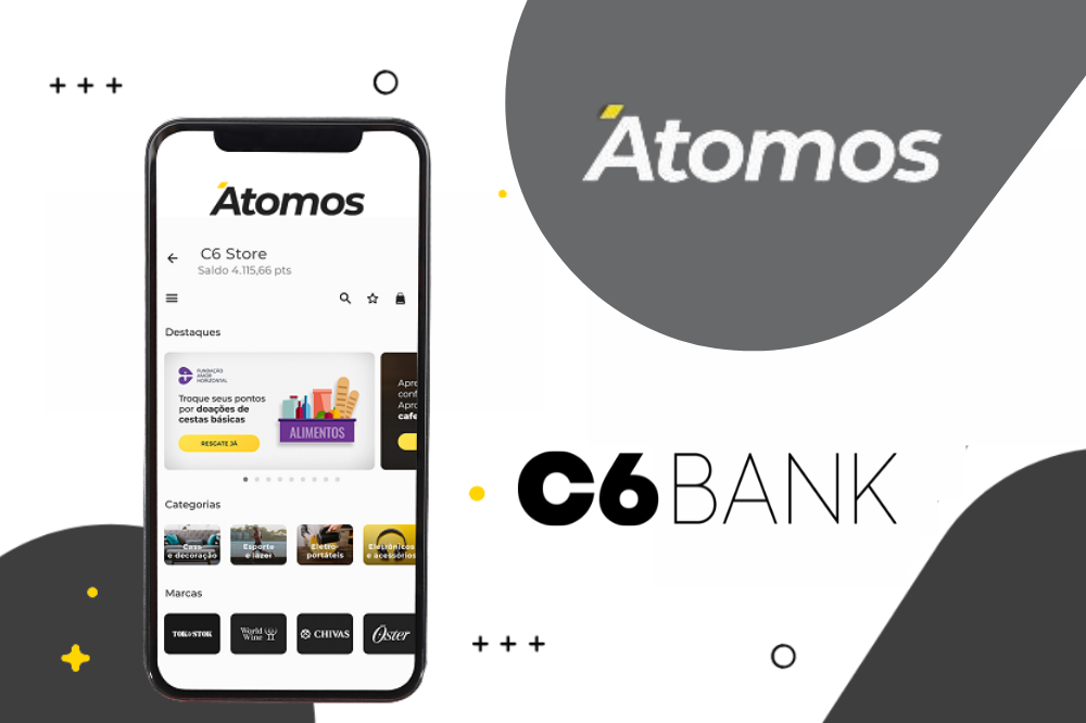 Átomos: Conheça o programa de pontos do C6 Bank