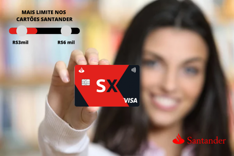 Santander libera limite no cartão de crédito para o pagamento de boletos