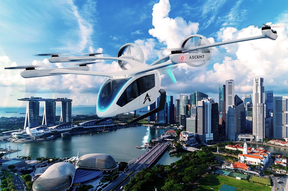 eVTOL, carro-voador da Eve Holding, startup da Embraer