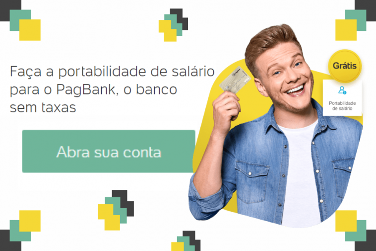 Faça a portabilidade de salário para a conta PagBank e ganhe até R$600