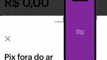 Pix fora do ar no aplicativo do Nubank