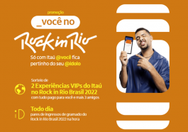 Rock in Rio sorteará ingressos grátis para clientes Itaú