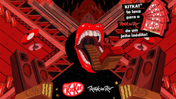 Promoção “Let’s Rock the break”, uma parceria do KitKat com o Rock in Rio