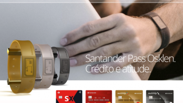 pulseira Santander Pass Osklen NFC grátis