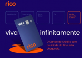 conta digital e cartão de crédito Visa Infinite da Rico Investimentos