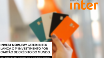 Invest Now, Pay Later do Banco Inter investimento no cartão de crédito