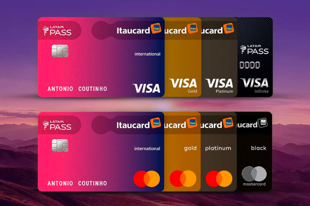 pontuação nos cartões LATAM Pass Itaú