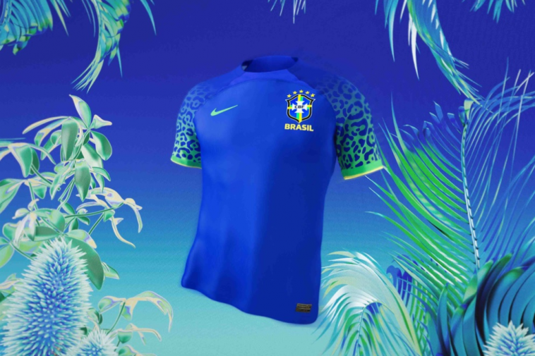 camisa azul oficial do Brasil
