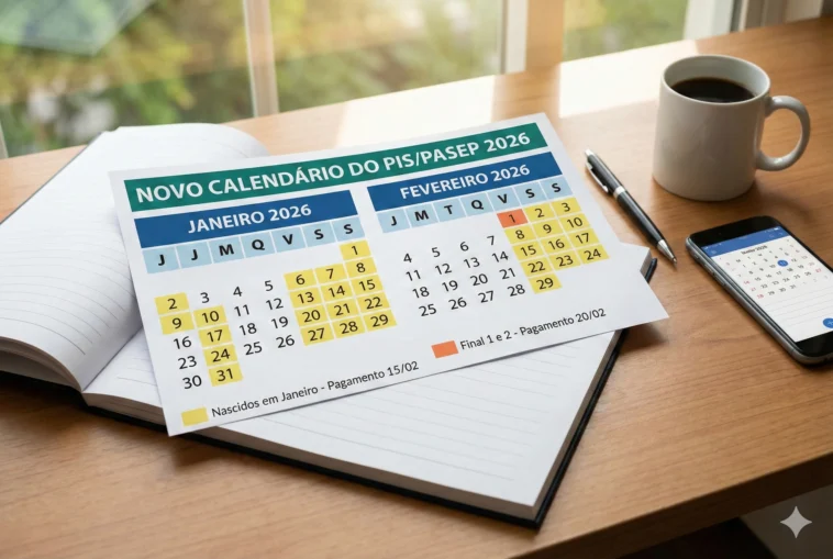 Calendário do PIS/Pasep 2026