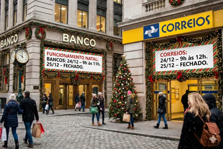 O que abre e fecha no Natal 2025